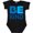 AB-Black, variant on Be Kind Logo in Blue Boys or Girls Baby Bodysuit