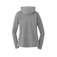 thumbnail image 6 of District Made Ladies Perfect Tri Long Sleeve Hoodie-M (Grey Frost), 6 of 6