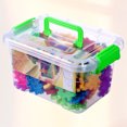 thumbnail image 1 of EXHUMKY building bricks Plastic Assorted Color 130pcs for Children Digital Matching, 1 of 8