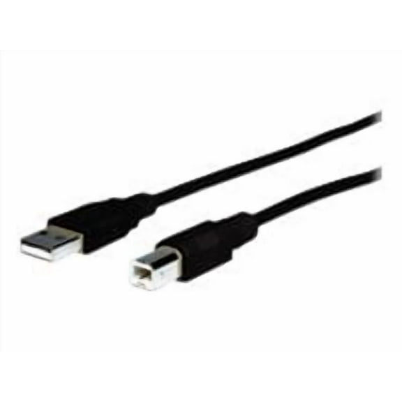 Comprehensive USB2-AB-15ST Black USB 2.0 Type A to Type B Cable