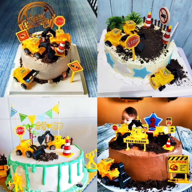 VERDANVERSE 25Ud Adornos Para De Pastel Con Y Base Removible Para Fiesta
