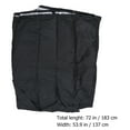 thumbnail image 2 of GARVALON 1Pack Lawn Mower Covers in Black for Outdoor Equipment and Travel, 2 of 4