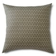 thumbnail image 1 of Aiking Home Collection 100% Cotton Geometric Euro Sham, 26 By 26 Inch, Taupe Gray, 1 of 2