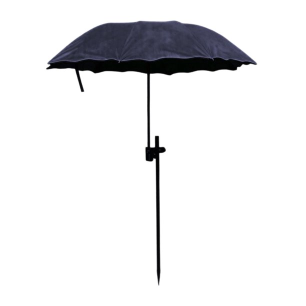 Sombrilla de exterior para plantas, sombrilla de playa, práctica, fácil de instalar y multifuncional. Negro