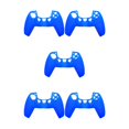 thumbnail image 2 of Methold Reemplazo de la cubierta protectora de la manija de la caja del controlador de juego de silicona para 5 PS5, azul Azul 5piezas, 2 of 4