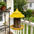 thumbnail image 5 of AYktou Bird Feeders for Outdoor Hanging, Tower-Style Metal Mesh Garden Hanging Birds Feeder Automatic Birdfeeder Balcony Birds Feeding Box Outside Large Capacity Food Feeder Container, 5 of 9