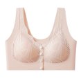 thumbnail image 7 of Womens Everyday Bras, Daisy Bras for Older Women Front Closure, Seamless Full Coverage Daisy Bra for Seniors, Daily Comfort Breathable No Underwire Bra M-2XL, 7 of 7
