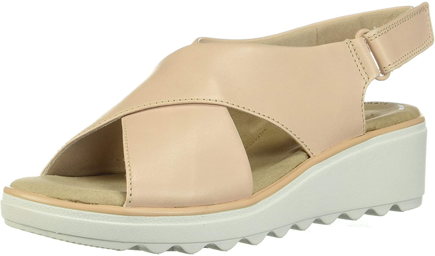 Clarks Womens Jillian Jewel Wedge Sandal Walmart.com