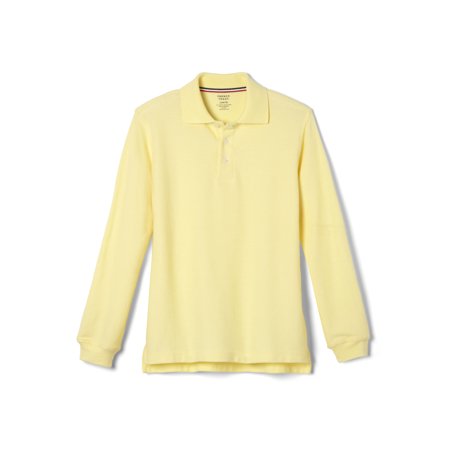 French Toast Toddler Boys 2-4 School Uniform Long Sleeve Pique Polo Shirt