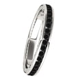 thumbnail image 3 of Aonejewelry 14K White Gold 0.50 Ct. Ttw Black Diamond Channel Set Wedding Band, 3 of 3