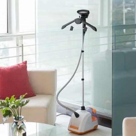 Table Top Steamer Kinbor Clothes Steamer 360 Degree Swivel Garment Hanger Fabric Bush 2.8L(96 fl.oz.)Water Tank ()
