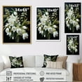 thumbnail image 4 of Designart "Dreamy Minimalist Snowdrops I" Snowdrops Wall Art Living Room, 4 of 7