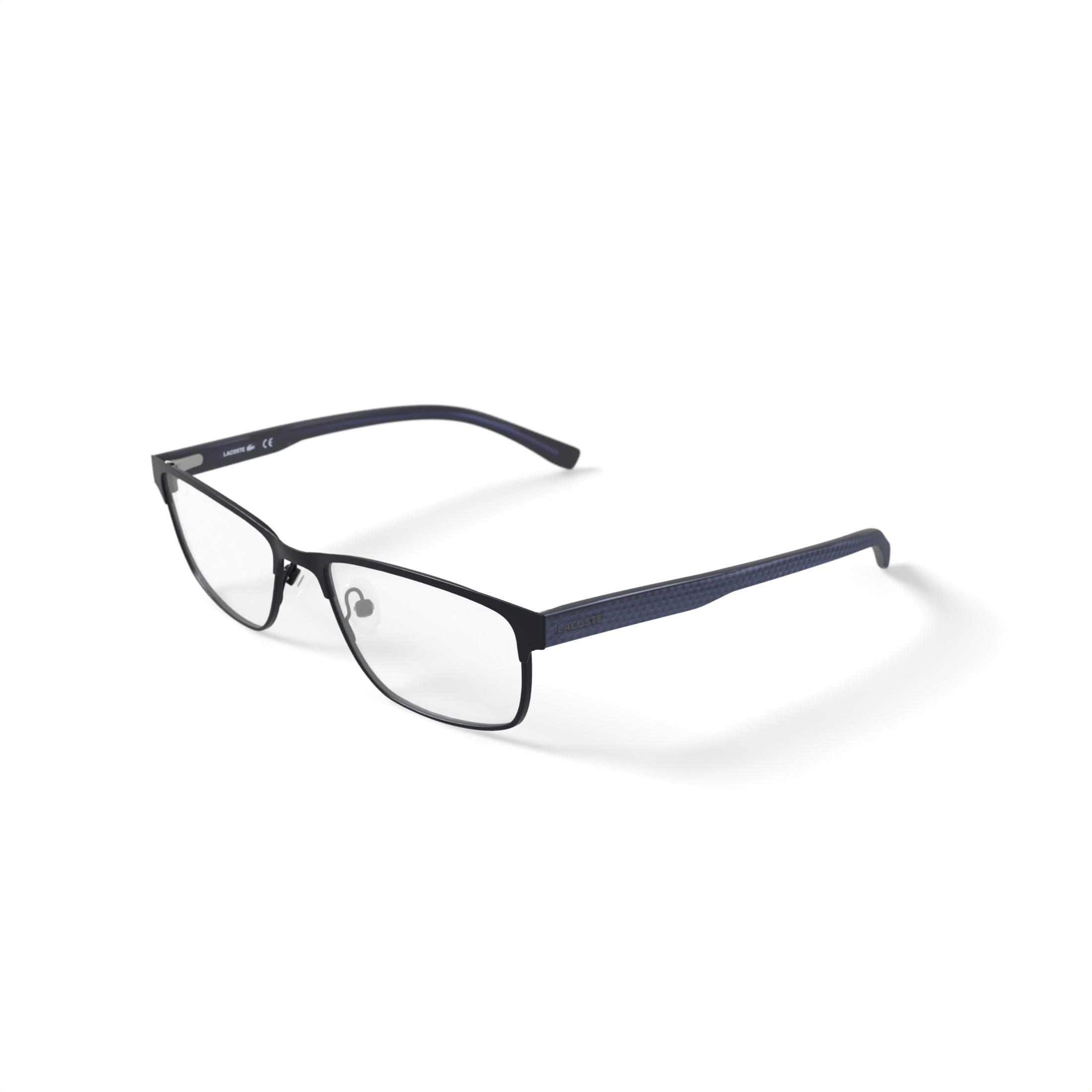 Lacoste Men's L2217G Prescription Eyeglasses with Case, Navy Blue