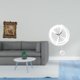 thumbnail image 2 of Marco de fotos floral tallado a mano con números arábigos antiguos y . Reloj colgante ligero para oficina, dormitorio, decoración del hogar, ki, 2 of 8
