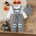 thumbnail image 2 of Jkety Baby Clothes Boy Newborn Infant Baby Boy Clothes Fall Winter Outfits New to The Crew Outfit Toddler Baby Boy Clothes Set Light Gray,9-12 Months, 2 of 5
