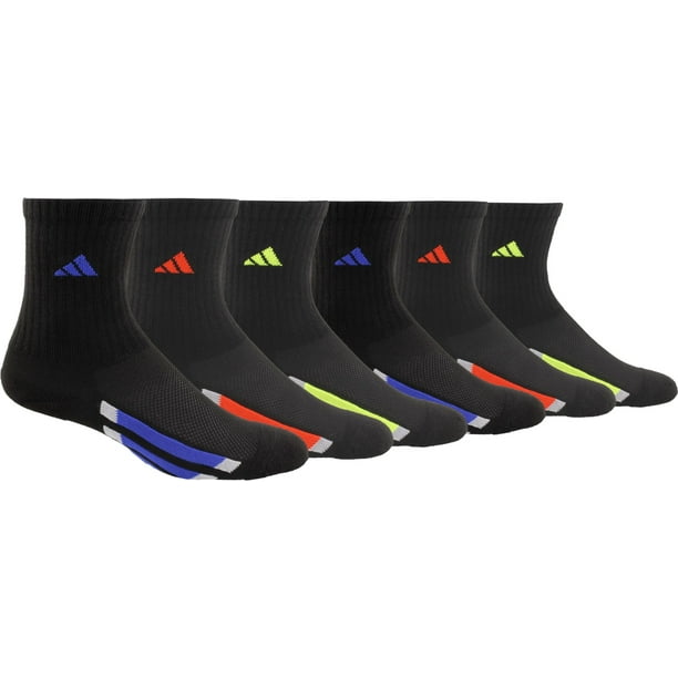 Adidas adidas Kids' Cushioned Stripe Crew Socks 6 Pack
