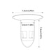thumbnail image 3 of Yuarrent Drenaje para el suelo de la ducha, desagües desodorantes ligeros de 360 ​​°, válvula de drenaje de una vía extraíble de plástico, Suministros de limpieza para el hogar Verde Yuarrent HA045824-01, 3 of 6