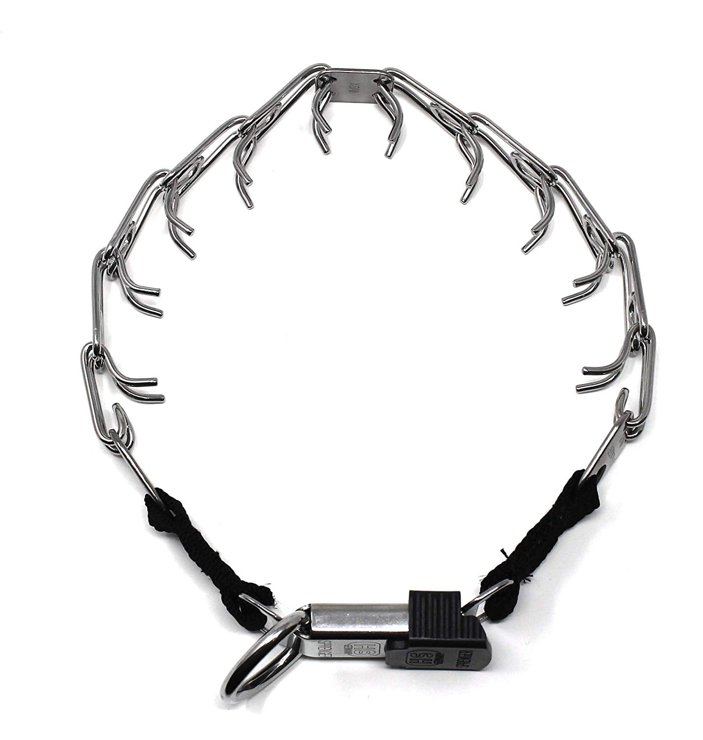 Herm Sprenger Prong Collar with 2 O-rings for Dog Training and Dog Walking 