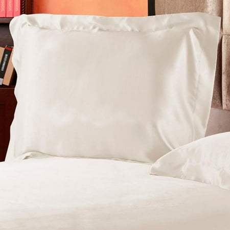 Healthy Silk Sleep Helper - Bedroom Double-side Ivory Silky Soft Charmeuse Silk Pillow Case Beauty Pillowcase Sleep Helper