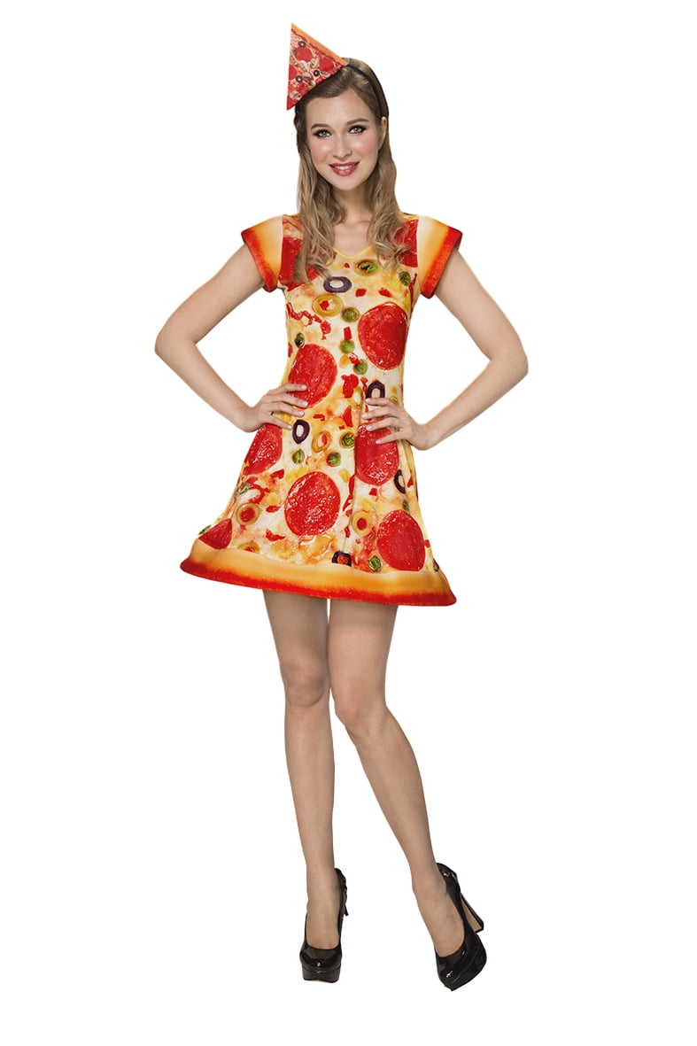 Pizza Costume For DressUp,Halloween,Theme Parties,Role Play Walmart