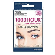 1000 Hour Eyelash & Brow Dye / Tint Kit Permanent Mascara (Blue Black)
