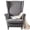 Dark Grey, variant on CJC Wingback Chair Slipcover, 2-Piece Stretch Wing Back Chair Cover with Cushion Cover, Armchair Covers Furniture Protector for Living Room Bedroom (Dark Gray)