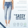 thumbnail image 5 of WallFlower Women's Sassy Crop High-Rise Insta Soft Juniors, 5 of 8