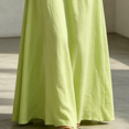 thumbnail image 4 of Morttic Women's Sexy Spaghetti Strap V-Neck Maxi Dress with Pockets – Flowy A-Line Summer Sundress Casual Daily Wear Light Green，XL, 4 of 6
