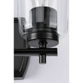 thumbnail image 5 of Progress Lighting Adley 2-Light Bath Wall Light, Black, Clear Glass Shades, 5 of 11