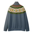 thumbnail image 5 of Women's Turtleneck Sweaters Vintage Boho Printed Long Sleeve Knitted Pullover Shirts Fall Winter Casual Warm Comfy Blouses, 5 of 5