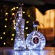 thumbnail image 3 of Guirnalda de luces solares para botellas de vino actualizadas, 2 m, 20 LED, alambre de cobre, para decoración de fiestas de bodas y Navidad, paquete de 4, 8 y 10, 3 of 5