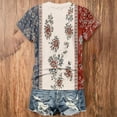 thumbnail image 6 of Oversized 4Th of July Shirts Women Independence Day Print Patriotic Short Sleeve Casual Summer Tees, 6 of 7