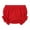 Red, variant on Bloomers for Baby Girls Boys Cotton Linen Basic Kids Shorts Washable Reusable Diaper Covers Toddler Ribbed Ruffle Underwear