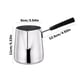thumbnail image 3 of Pisexur Batería de cocina Sartén de acero inoxidable 304 para calentar aceite, mini olla para cocinar fideos con aceite, olla especial para leche pequeña con goteo de para la cocina del hogar, 3 of 7