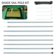thumbnail image 3 of Bâtons de Tente Bâche Abri Tige de Support Réglable Auvent Bâche Support Perche de Porche Verticale pour Abri de Plage Tente de Camping Extérieure Pare-Soleil, 3 of 9