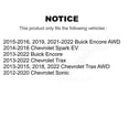 thumbnail image 2 of Kugel Roulement de Roue 70-510119 pour Voiture Chevrolet Buick Encore Trax Sonic Spark EV, 2 of 10