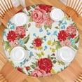 thumbnail image 3 of Round Elastic Tablecloth,Waterproof Table Cover,Pioneer Table Cloth Fits 36"-44" Round Tables for Dinner Outdoor Picnic Flowers, 3 of 3