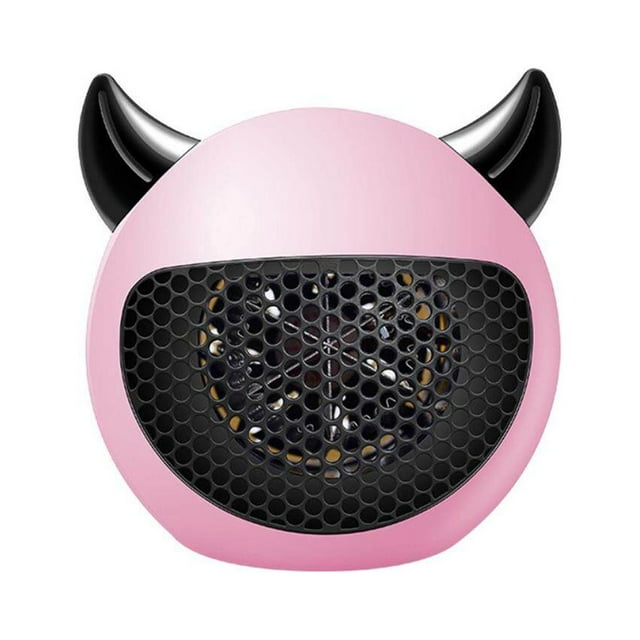 Calentador de espacio Advancent eléctrico pequeño rosa/estadounidense