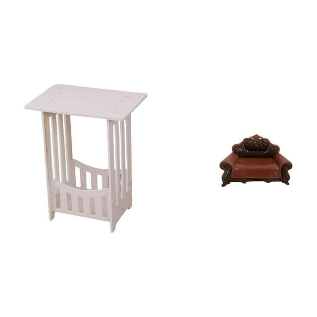 Mesita De Noche Portátil Y Modelo De Sofá En Miniatura Para Decoración Práctica De Hoteles, Cafeterías, Salones, Balcones Y Micro Paisajes.