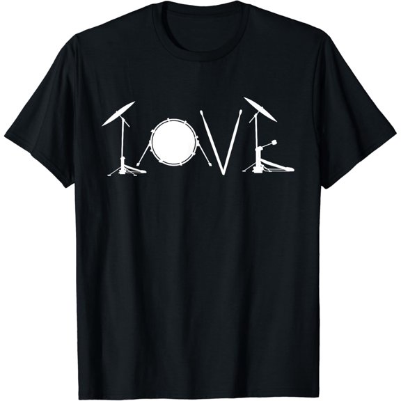 Drummers Drumming Gift Drum Love Drums Drummer T-Shirt