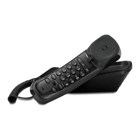 - AT&T TR1909 Trimline Corded Phone with Caller ID, Black