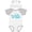 White & Heather w/ Ears, variant on Inktastic I'm Snow Cute with Snowman and Snowflakes Christmas Boys or Girls Baby Bodysuit