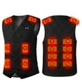 thumbnail image 2 of Heated Waistcoat For Men Women, Lightweight USB Electric Heated Clothing Waistcoat With 3 Heating Level, Waterproof Waistcoat For Fall/Winter, 2 of 9