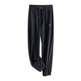 thumbnail image 1 of RXIRUCGD Ladies' Casual High Waisted Loose Sports Pants, Black, Size: L, 1 of 4