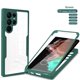 thumbnail image 3 of Funda de cuerpo completo para Samsung, carcasa protectora frontal y trasera de lujo, transparente, 360, para S24 S23 S22 Ultra S21 FE Plus A53 A52 A32 A34 A13 A23 A54 5G, 3 of 5