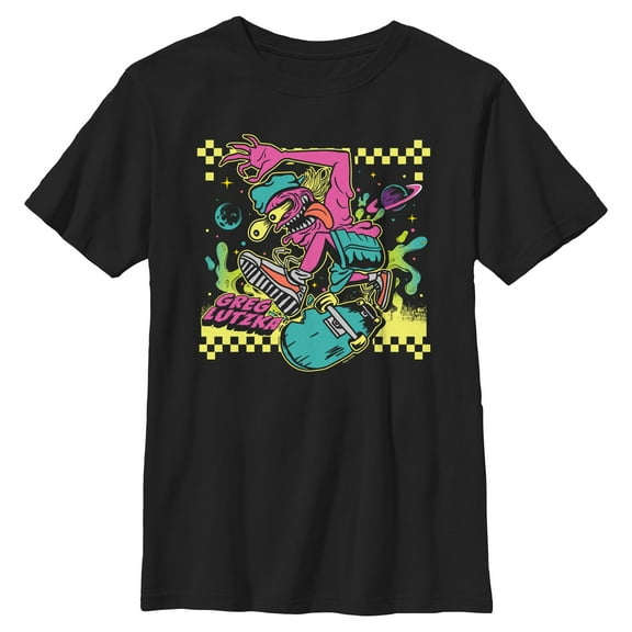 Boys Greg Lutzka Skater Pink Man T Shirt