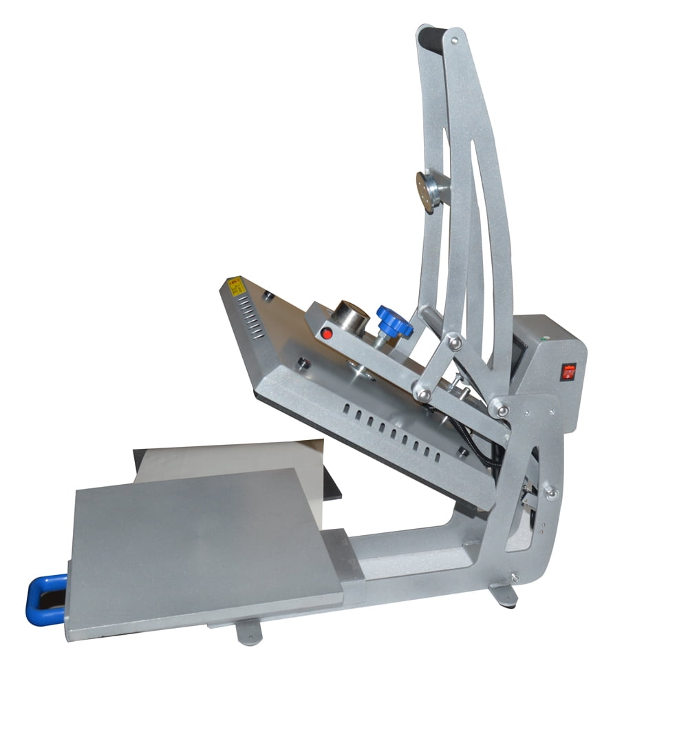 INTSUPERMAI Semi-automatic Electric Heat Press Machine Drawer Design 15x15 Inch Flat
