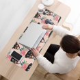 thumbnail image 3 of Long Mouse Pads for Desk,Rottweiler and Pioneer Flower Desk Mats on Top Of Desks, Desk Mouse Pad Extra Large with 3mm Non-Slip Base and Stitched Edge for Gaming,Office,Work,Home 31.5"x11.8", 3 of 6