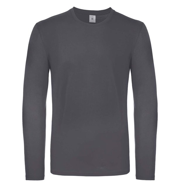 B&C T-Shirt à Manches Longues #E150 pour Hommes