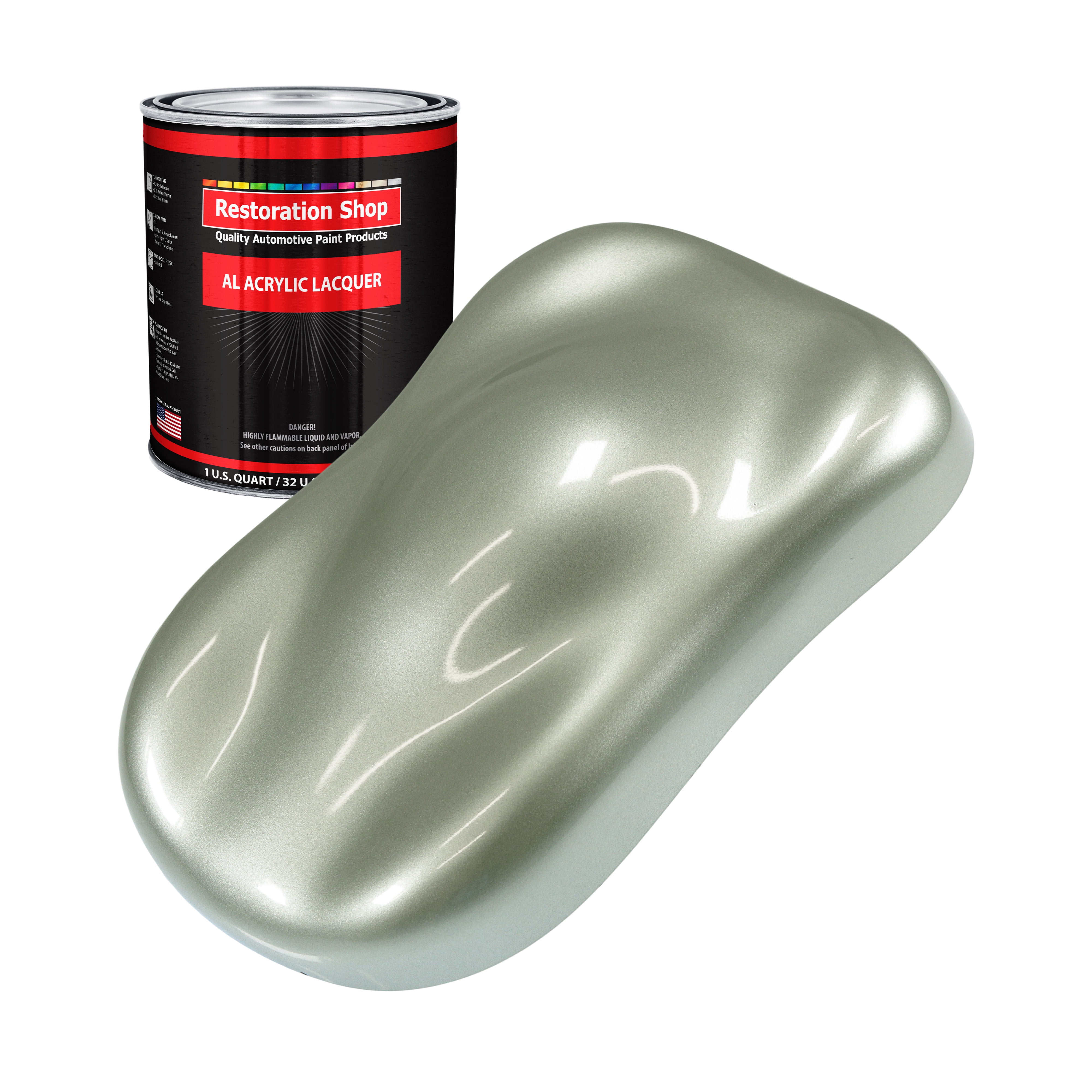 Restoration Shop Sage Green Metallic Acrylic Lacquer Auto Paint